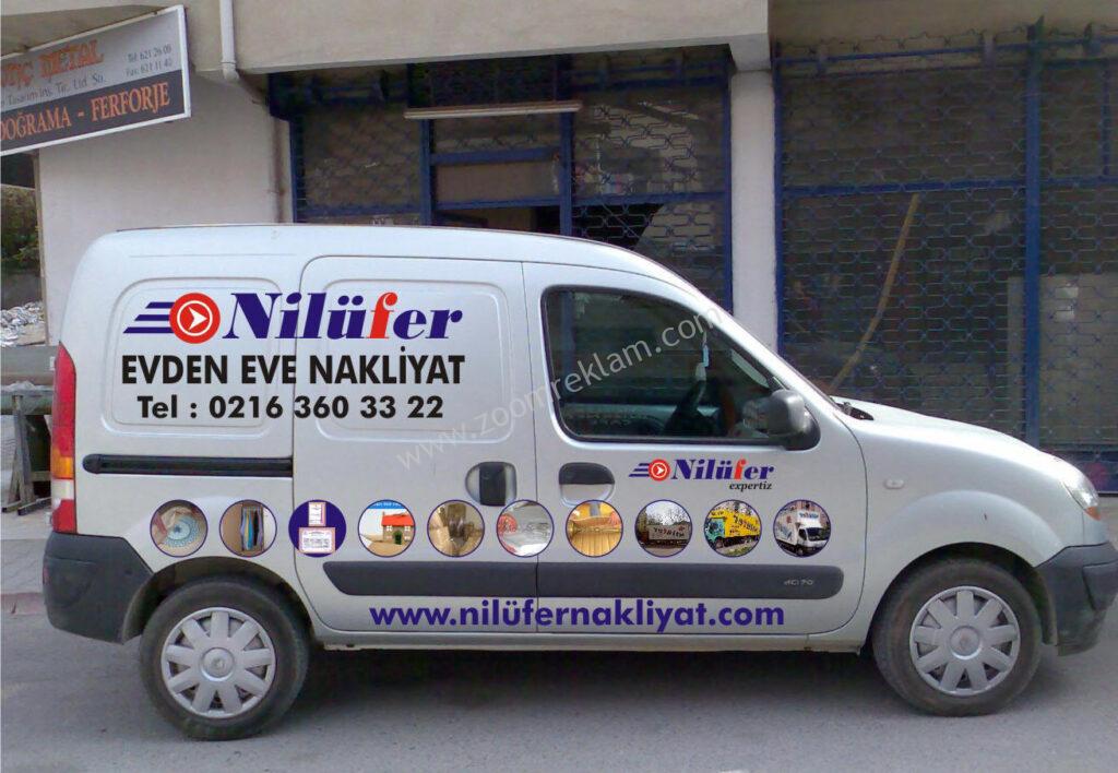 Araç giydirme sticker folyo kesim dijital baski